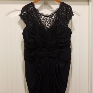 Long navy formal gown